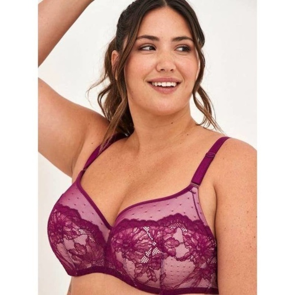 New Torrid 46DDD 360 Back Smoothing Full Coverage Balconette Underwire Lined Bra